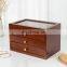 Custom high-end jewelry storage wooden boxes with logo print accept oem odm order