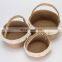 Affordable Wholesale Price Decorative Under Shelf Round Nursery Baby Kids Storage Basket