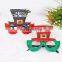 Customer Oreinted Glitter Paper Children Eye LED Light 3D Decoration Christmas Glasses