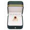Custom Jewelry Gift Box For Ring Luxury Double Ring Jewelry Box