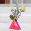 Deco Acrylic Vase Rainbow Series Acrylic Flower Vase for Home Wedding