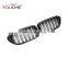 G30 G38 Carbon Fiber Car Front Grille double line kidney Grille gloss black for BMW 5 series G30 G38 2017+