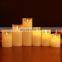 500 hours remote control scented cheap handmade vanishing led flickering candle