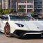 Runde Half Carbon Fiber Front Bumper Rear Bumper Rear Lip Spoiler For Lamborghini Aventador LP700 Upgrade LP750 Body Kit