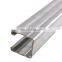 China Factory Hot Dipped SS400 A36 Structural Steel Galvanized Steel C Channel Bar