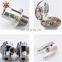 CNC machining Furniture Metal Flange Seat Firm Stainless Steel Wardrobe Hanging Rail Pipe  For Clothes