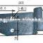 08136L Wing opening truck trailer door hook