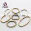 Luggage Hand Bag Hardware Accessories Oval Hook Open Ring Buckle Opening Spring Oval Ring