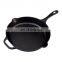 Cast Iron Enameled Oval White Probe Double Japanese Electric Skillet