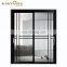 Custom Villa Aluminum Door Models Tempered Glass Upper Tracks Sliding Door