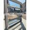 Adjustable blades glass jalousie louver window manual automatic with hurricane proof SS mesh