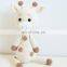 Cuties Knitted Amigurumi Crochet Giraffe Doll Set Baby Gift Wooden Teether Ring Kid's Toy Vietnam Supplier Cheap Wholesale