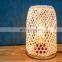 Traditional Bamboo Table Lamp Boho Bedroom Bedside Lighting Decorative Room Vietnam Manufacturer
