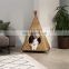 Tent For Pet Wicker Rattan Dog House pet house Cozy and portable Wholesale made in Vietnam
