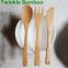 Bamboo spoons set Wholesale/ Bamboo cutlery flatware spoon fork,knife from China