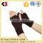 Knitted Solid Colored Wool Cool Fingerless Gloves with Thumb Hole Knitting Pattern