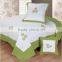 70GSM MICROFIBER EMBROIDERY QUILTED BEDSPEAD AND BEDDING SET