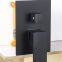 sanitary shower set wall mounted ultra thin rain shower head black showerhead 30x30cm sanitary bathroom system handheld showerhead