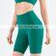 High Waisted Yoga Shorts For Women Without T Line Elastic Sport Fitness Biker Shorts