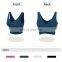 Wholesale Shockproof Cross Back Sports Fitness Bras High Impact Women Tank Tops