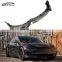 MODEL Y A Style High Quality Carbon Fiber Front Lip Front Bumper Lip Front Splitter For Tesla MODEL Y