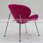 replica fiberglass/plywood stainless steel frame fabric Pierre Paulin Style Orange Slice Chair