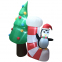 Xmas yard inflatable with Inflatable snow globe – Perfect for Xmas Decor