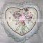 handmade ribbon embroidery cushion cover