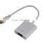 1080P Mini HDMI to VGA Adapter Converter Male to Female Video Cable PC HDTV TV