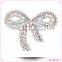 Pretty Fashion Bowknot Brooches Pearl Rhinestone Shaped Brooch Wholesale