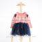 Floral Princess Dress 2015 Spring Collection Cartoon Pattern Children Girl Dress