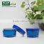15g 30g 50g Crystal Blue Plastic Screw Cap Jar for Cosmetic Cream Bottle