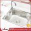 Europe market standard kitchen crusher sink use liners single bowl portable sink