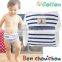 Japan wolesale cotton 100% cute and high quality oem baby diaper with border and anchor patch for boys