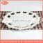 hollow porcelain round shallow plate or dish for dessert or snacks candy dish or decoration