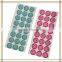Custom 3d round crystalremovable plastic labels