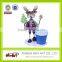 Decoration deer with pot christmas toy