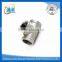 made in china casting oem high precision female tee of pipe fitting