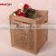 large capacity mutifunction jute square foldable storage basket