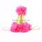 Hot baby crown hairband children crown flower headbands for birthday kids birthday hair accessory