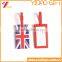 Wholesale Custom National Flag Logo Soft Pvc Luggage Tag