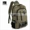 Canvas school laptop backpack simple light travelling backpack
