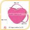 Heart Shaped PU Material Evening Bag for party