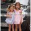 White Flutter Strap Seersucker Summer Dress,Seersucker girls Dress,seersucker baby shorts
