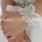 Wedding Bridal Wristlet,Rhinestone Applique Wedding Wrist Corsage
