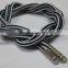 Promotional sell three color embossed shoelace custom drawstring shoelace charms metal