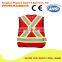pvc strap reflective safety vest Red 3M Reflective Vest Certified