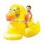 Inflatable PVC animal shape swim rider toys for swimming