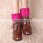 Boot Cuffs Boot Socks, Knit Crochet Grey Boot Toppers, Short Leg Warmers,Boot Leg Warmers, Fall Winter Spring Accessory