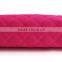 Pink Nylon Gridding Rectangle with Zipper Closure Makeup Pouch/Bag/Case Cosmetic Tool